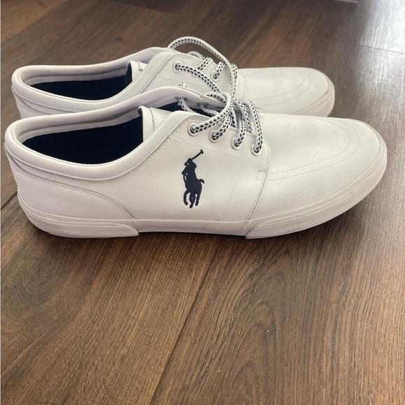 Polo Ralph Lauren Other - Polo by Ralph Lauren White Canvas Sneakers